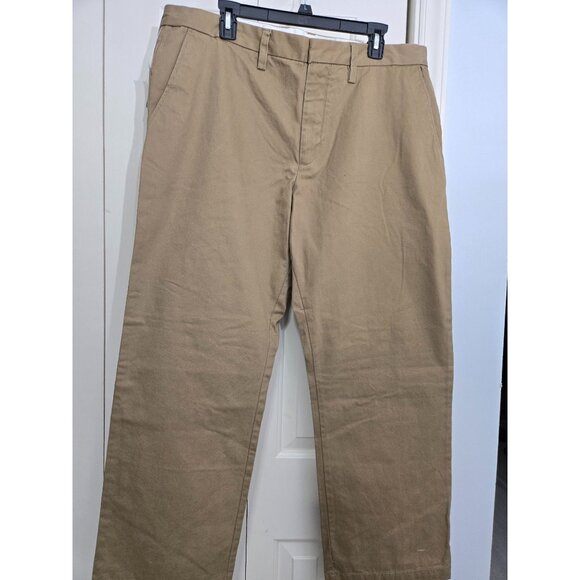 Old Navy Mens Classic Loose Fit Khaki Pants 38x30 100% Cotton Casual Wear - Picture 1 of 5